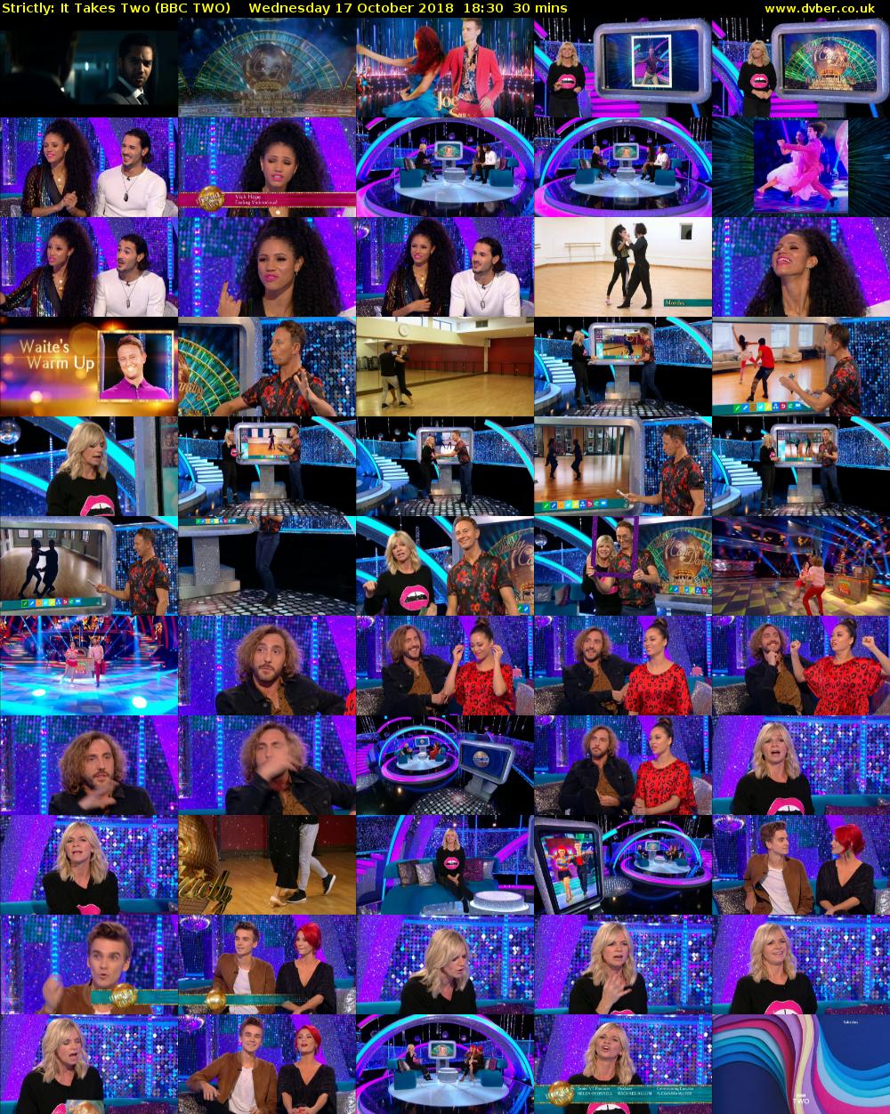 Strictly: It Takes Two (BBC TWO) Wednesday 17 October 2018 18:30 - 19:00