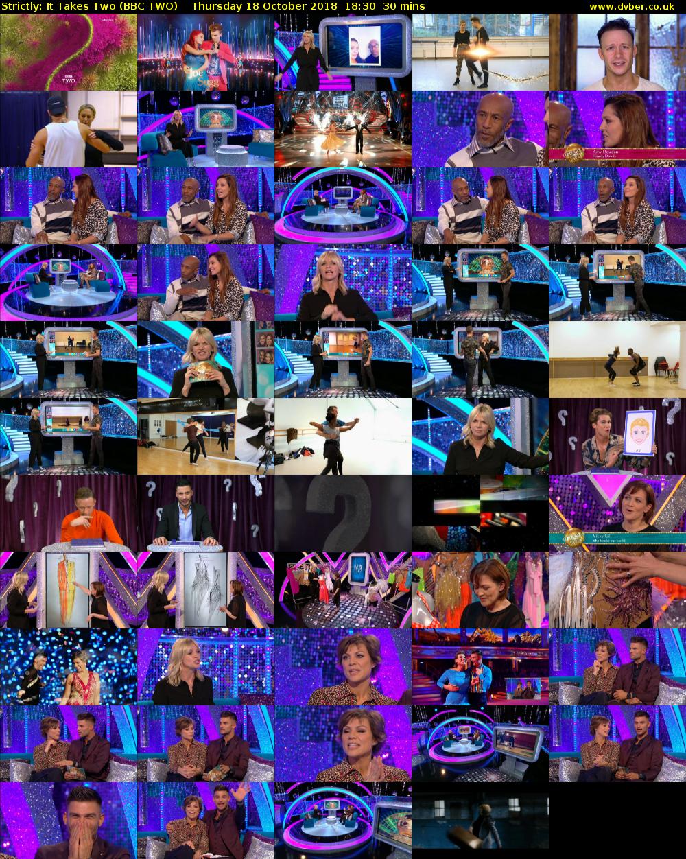 Strictly: It Takes Two (BBC TWO) Thursday 18 October 2018 18:30 - 19:00