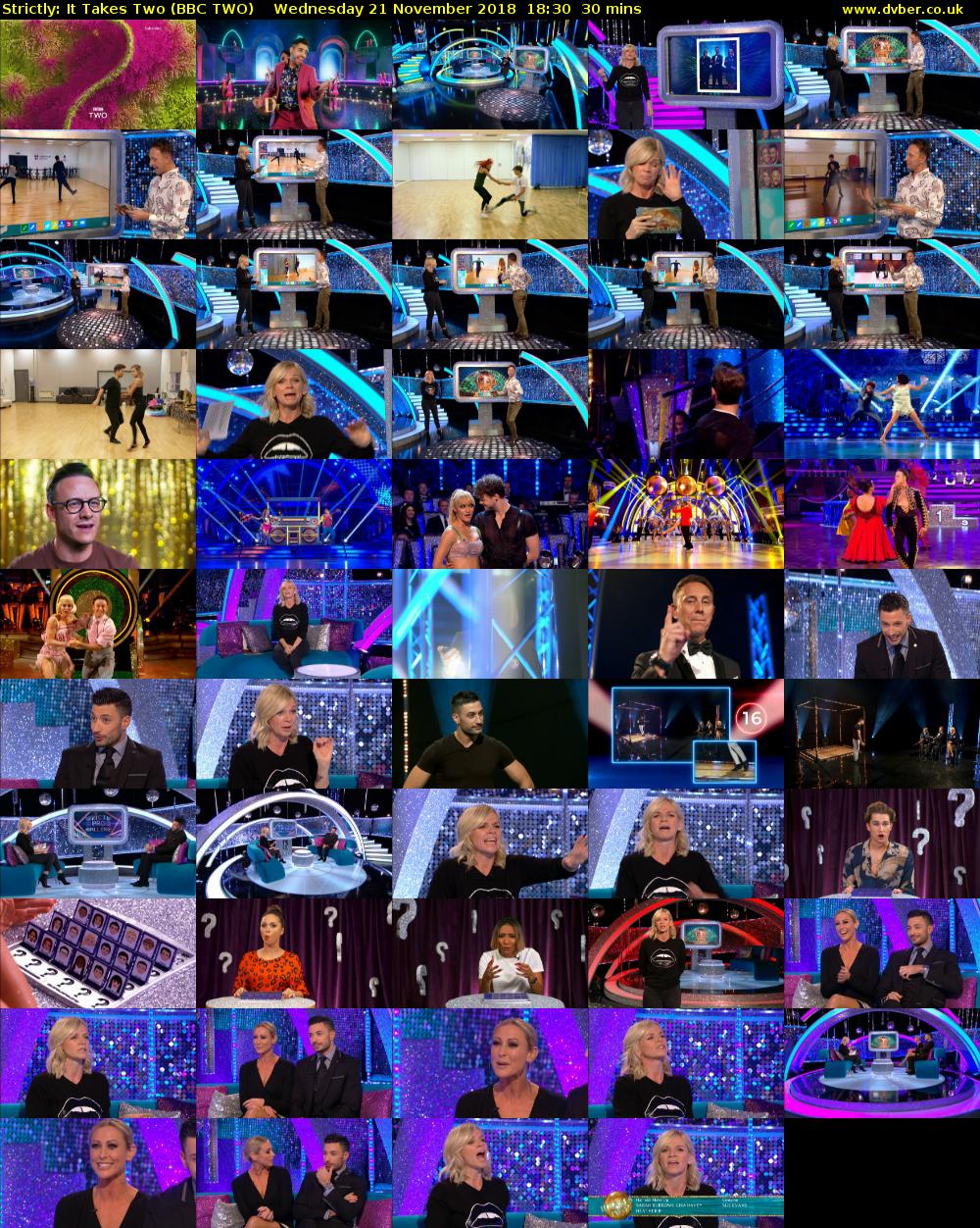 Strictly: It Takes Two (BBC TWO) Wednesday 21 November 2018 18:30 - 19:00