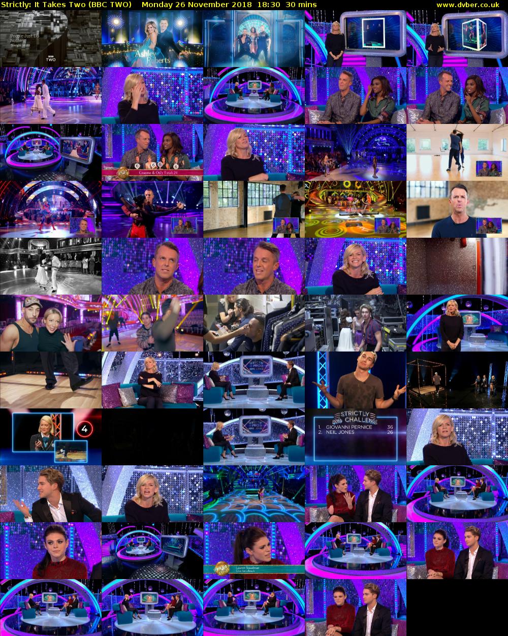 Strictly: It Takes Two (BBC TWO) Monday 26 November 2018 18:30 - 19:00