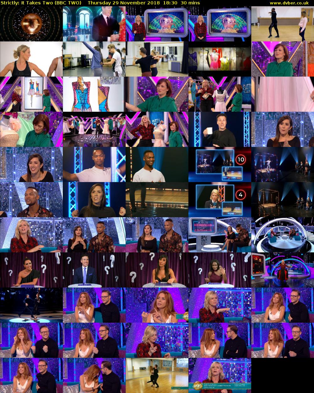Strictly: It Takes Two (BBC TWO) Thursday 29 November 2018 18:30 - 19:00