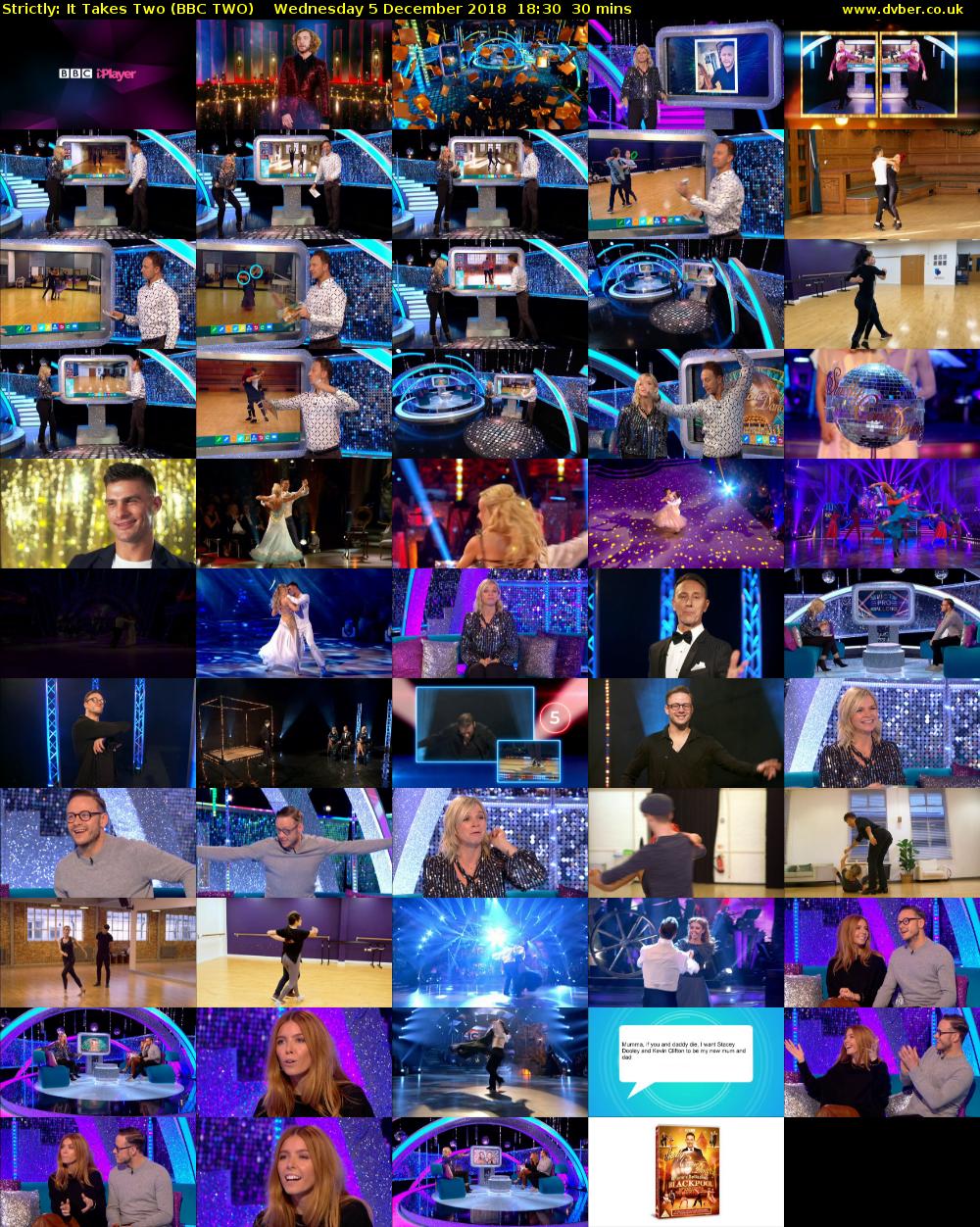 Strictly: It Takes Two (BBC TWO) Wednesday 5 December 2018 18:30 - 19:00