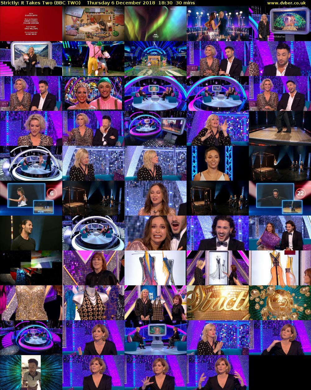 Strictly: It Takes Two (BBC TWO) Thursday 6 December 2018 18:30 - 19:00