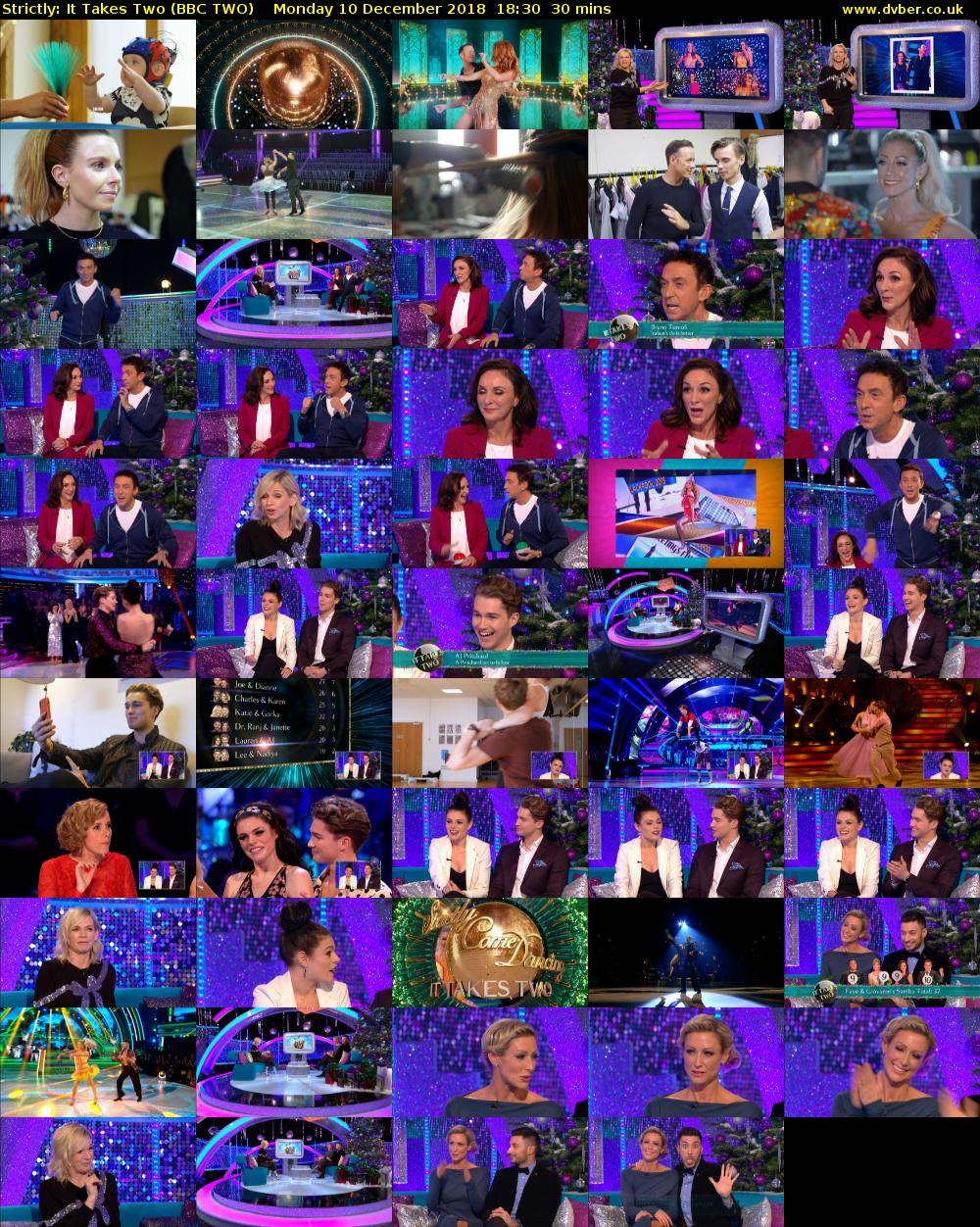 Strictly: It Takes Two (BBC TWO) Monday 10 December 2018 18:30 - 19:00