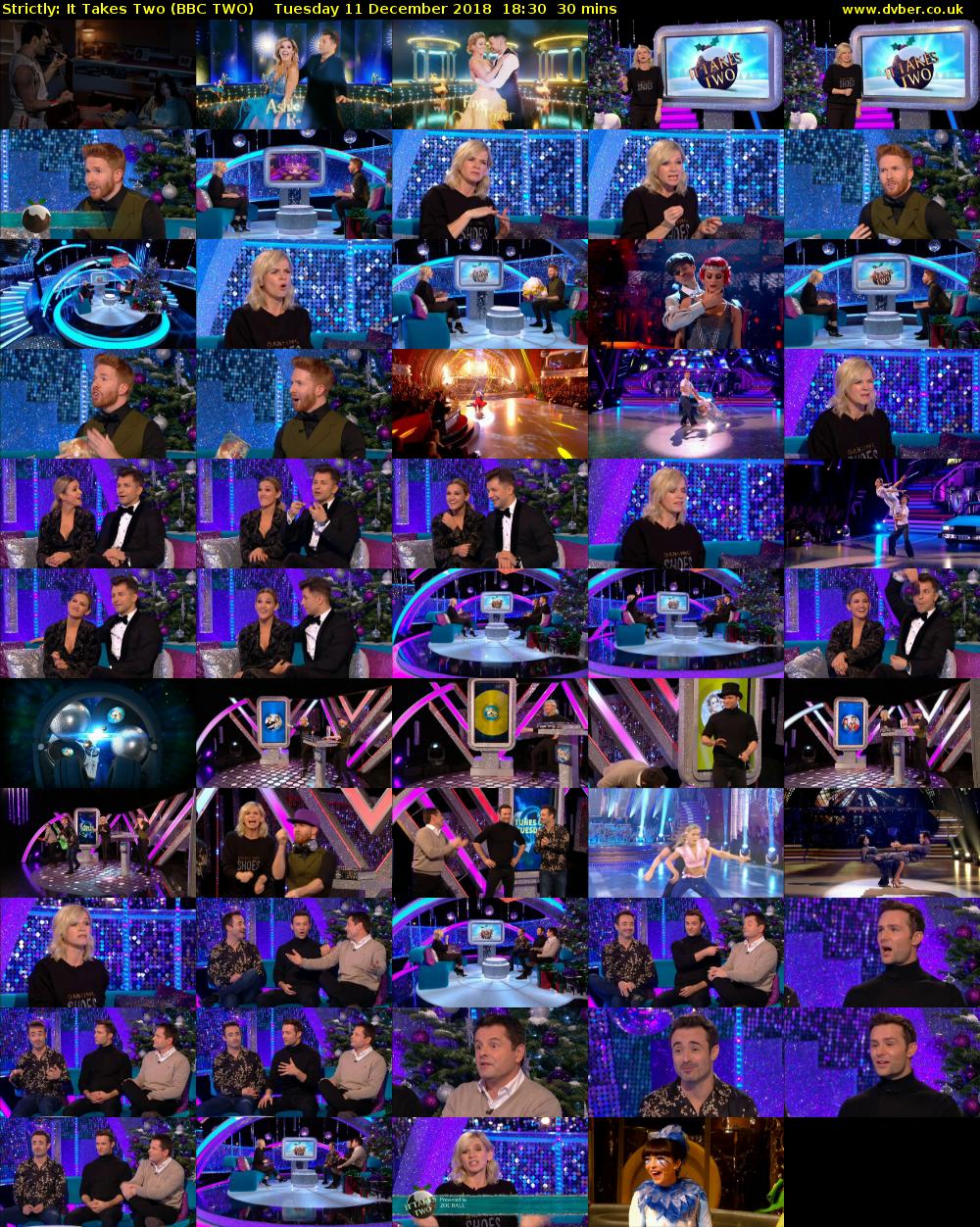 Strictly: It Takes Two (BBC TWO) Tuesday 11 December 2018 18:30 - 19:00