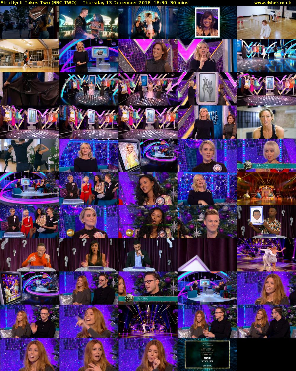 Strictly: It Takes Two (BBC TWO) Thursday 13 December 2018 18:30 - 19:00