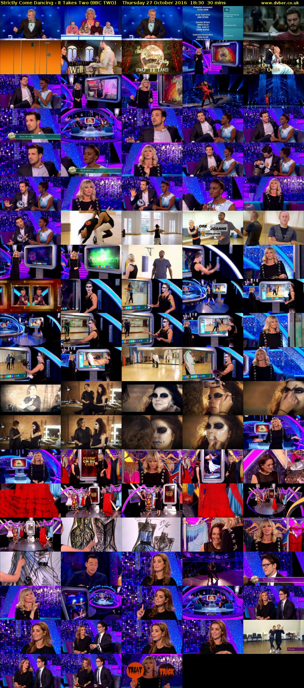 Strictly Come Dancing - It Takes Two (BBC TWO) Thursday 27 October 2016 18:30 - 19:00