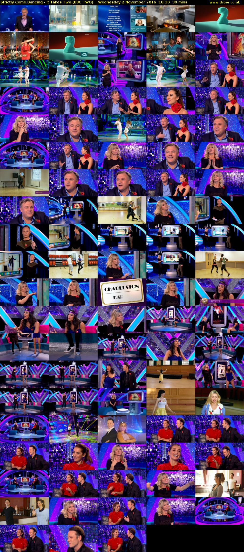 Strictly Come Dancing - It Takes Two (BBC TWO) Wednesday 2 November 2016 18:30 - 19:00