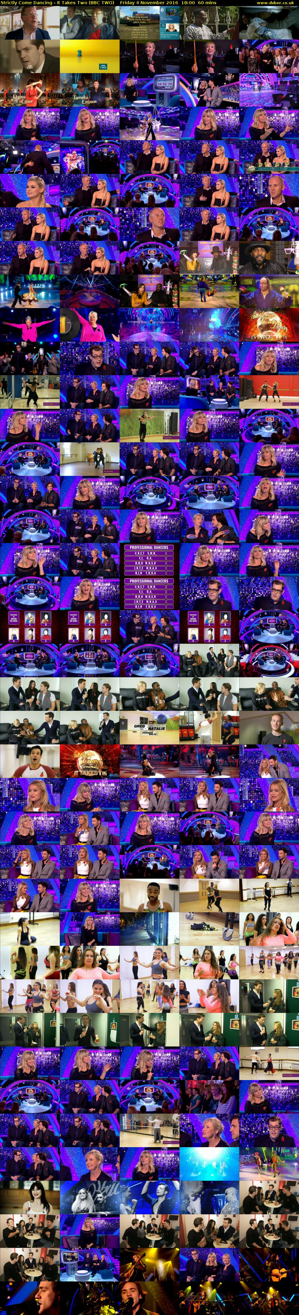 Strictly Come Dancing - It Takes Two (BBC TWO) Friday 4 November 2016 18:00 - 19:00