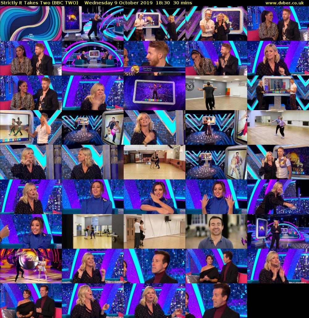 Strictly It Takes Two (BBC TWO) Wednesday 9 October 2019 18:30 - 19:00