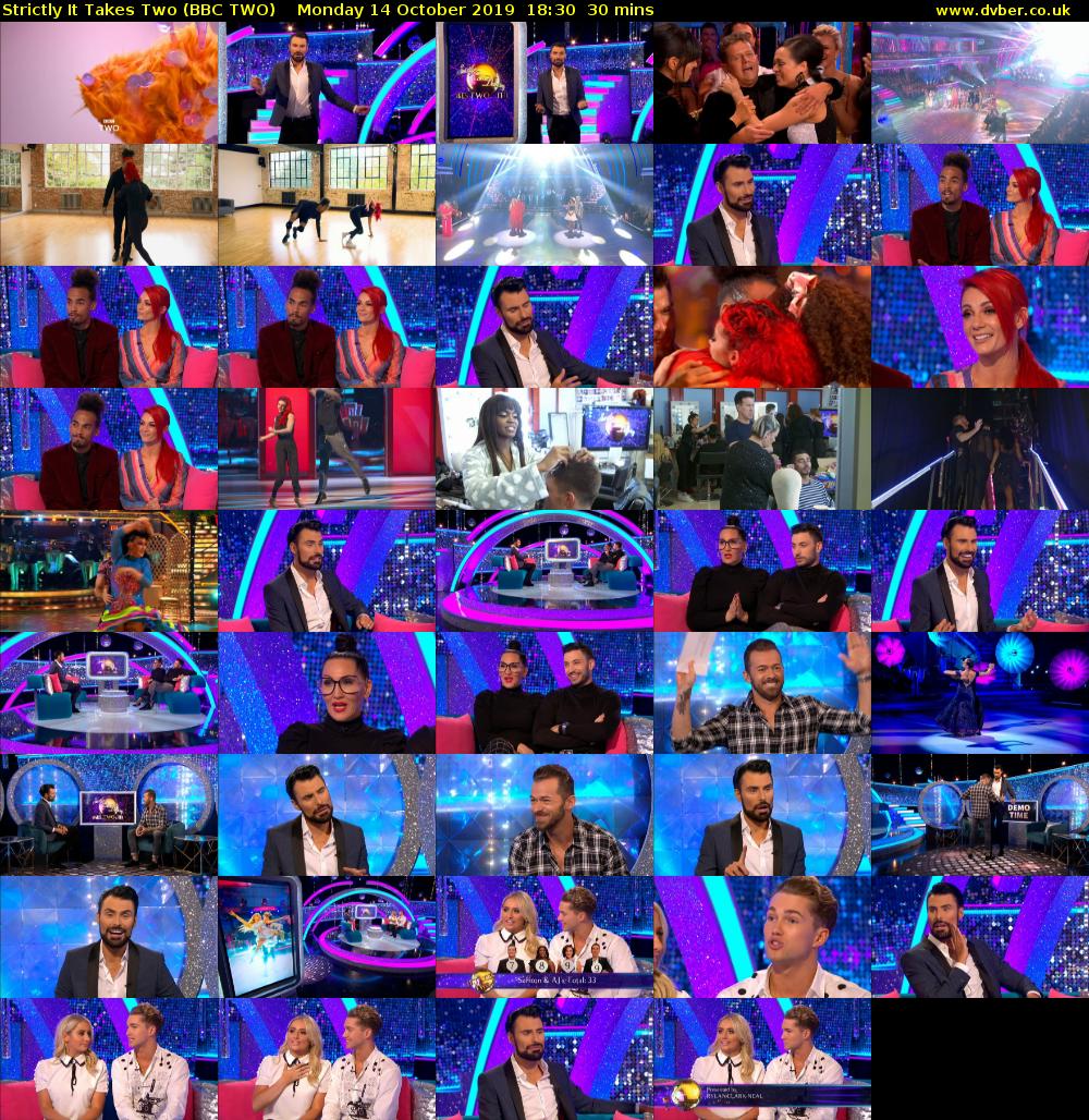 Strictly It Takes Two (BBC TWO) Monday 14 October 2019 18:30 - 19:00