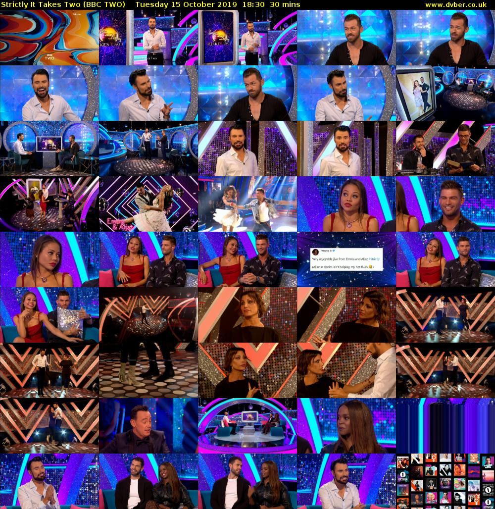 Strictly It Takes Two (BBC TWO) Tuesday 15 October 2019 18:30 - 19:00