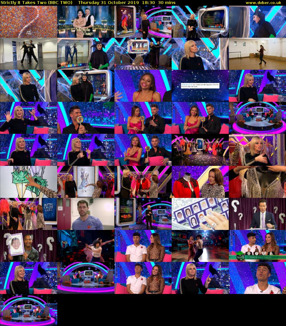 Strictly It Takes Two (BBC TWO) Thursday 31 October 2019 18:30 - 19:00