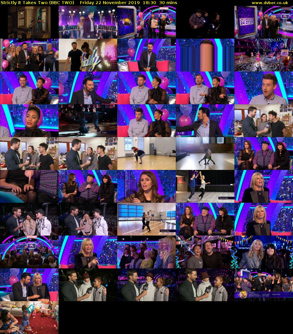 Strictly It Takes Two (BBC TWO) Friday 22 November 2019 18:30 - 19:00