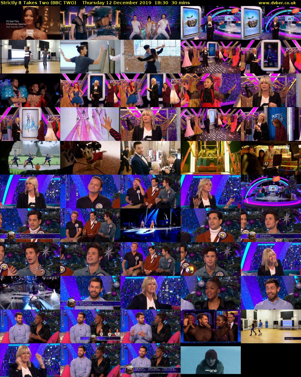 Strictly It Takes Two (BBC TWO) Thursday 12 December 2019 18:30 - 19:00