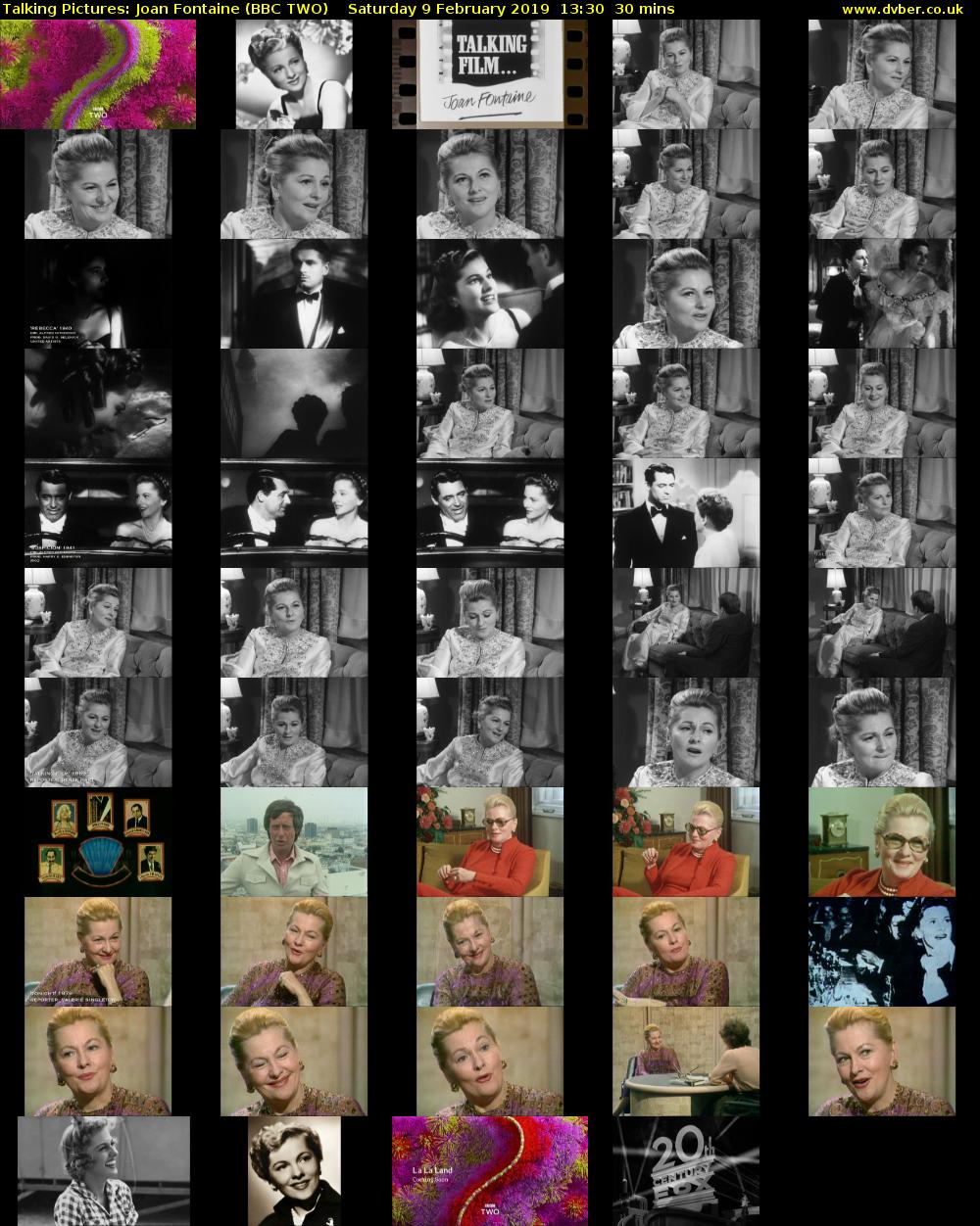 Talking Pictures: Joan Fontaine (BBC TWO) Saturday 9 February 2019 13:30 - 14:00