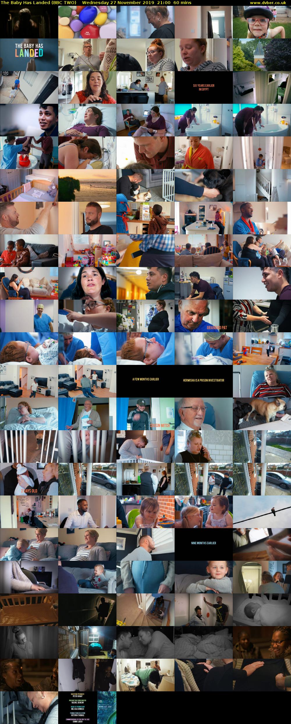 The Baby Has Landed (BBC TWO) Wednesday 27 November 2019 21:00 - 22:00