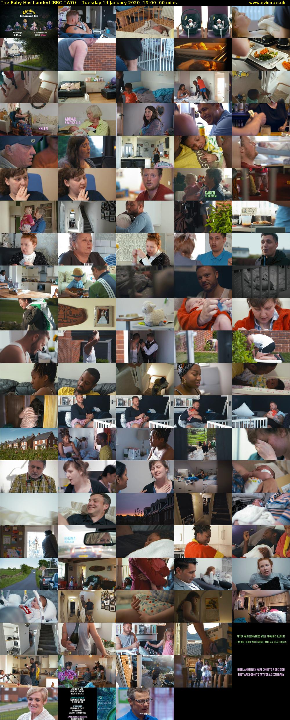 The Baby Has Landed (BBC TWO) Tuesday 14 January 2020 19:00 - 20:00