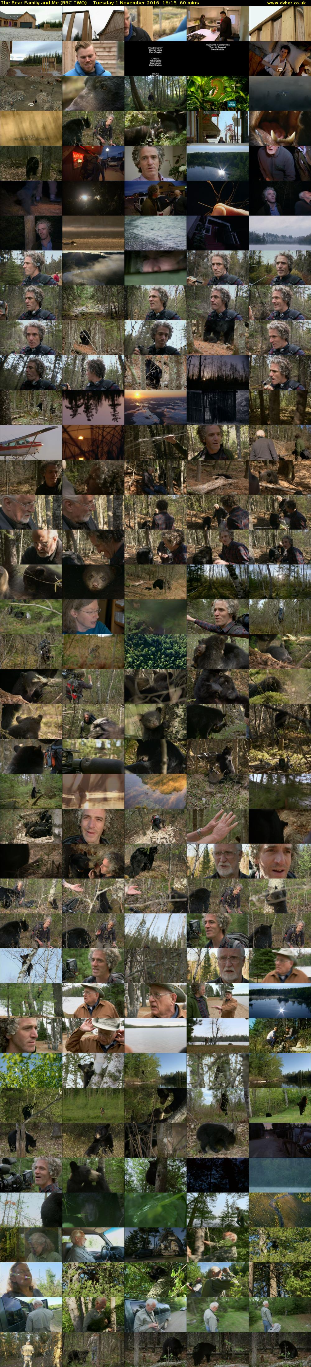 The Bear Family and Me (BBC TWO) Tuesday 1 November 2016 16:15 - 17:15