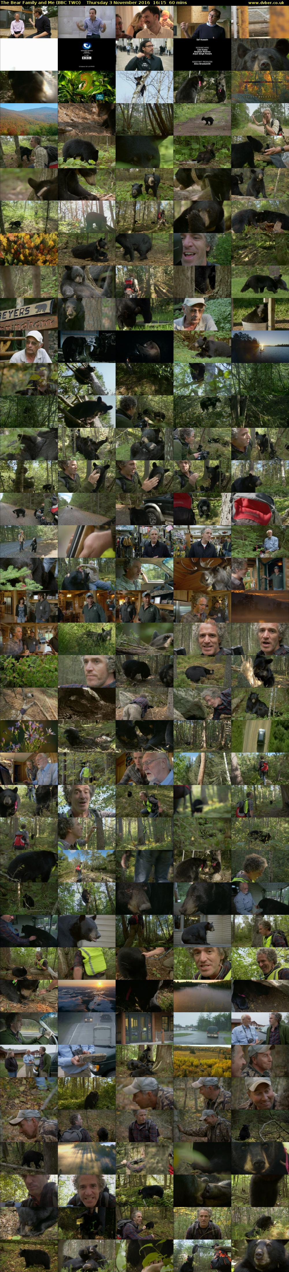 The Bear Family and Me (BBC TWO) Thursday 3 November 2016 16:15 - 17:15