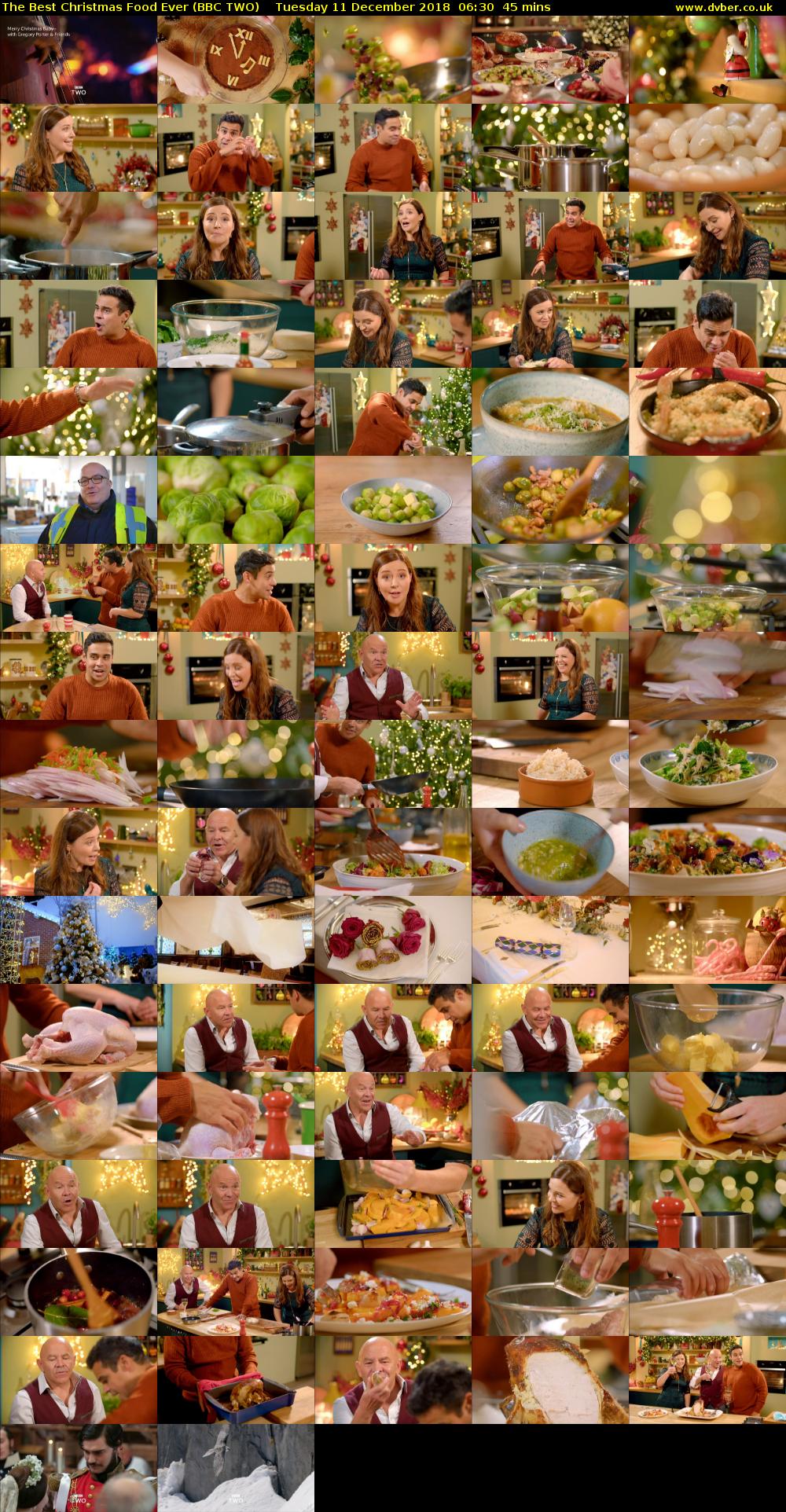 The Best Christmas Food Ever (BBC TWO) Tuesday 11 December 2018 06:30 - 07:15