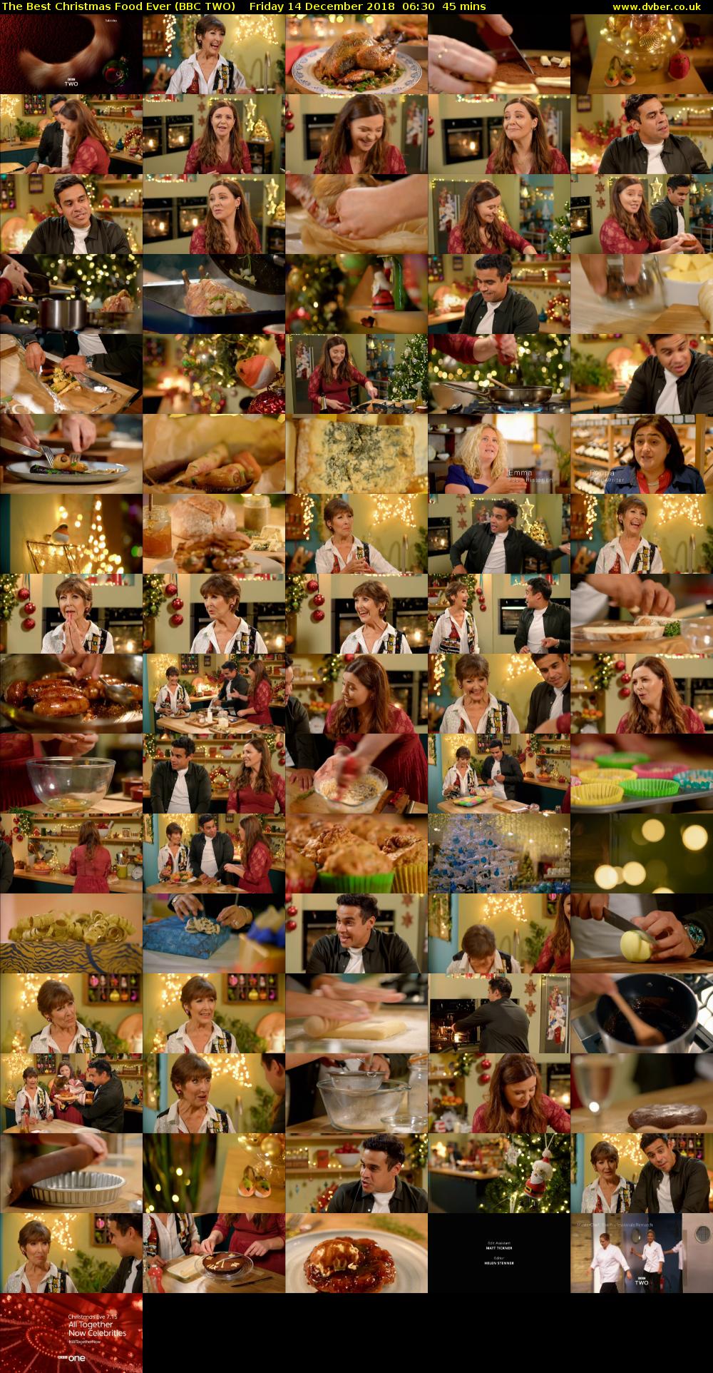 The Best Christmas Food Ever (BBC TWO) Friday 14 December 2018 06:30 - 07:15