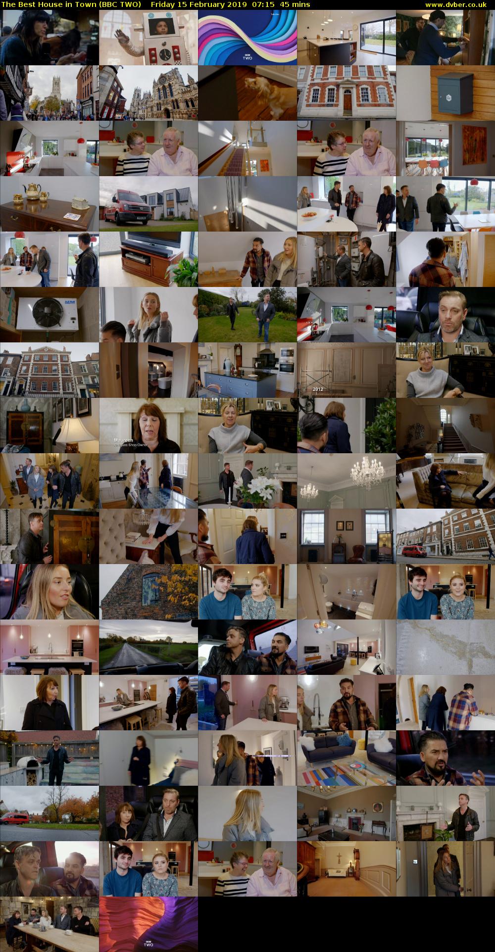 The Best House in Town (BBC TWO) Friday 15 February 2019 07:15 - 08:00