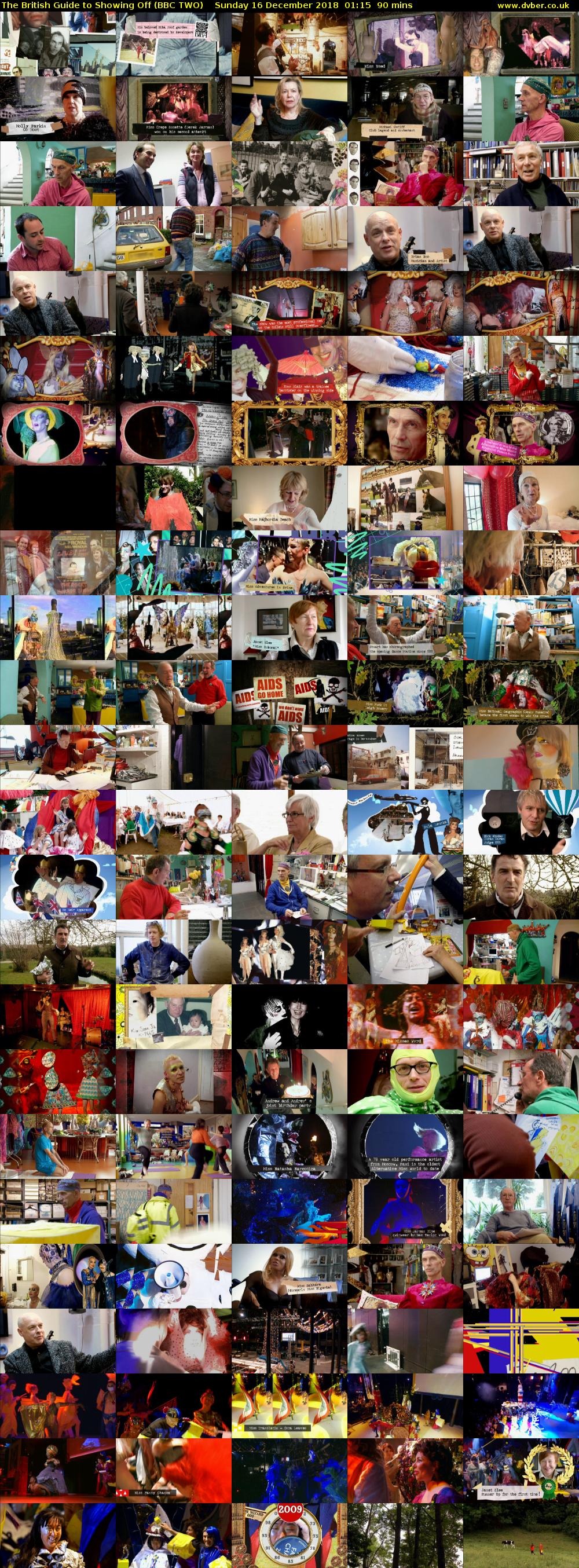 The British Guide to Showing Off (BBC TWO) Sunday 16 December 2018 01:15 - 02:45