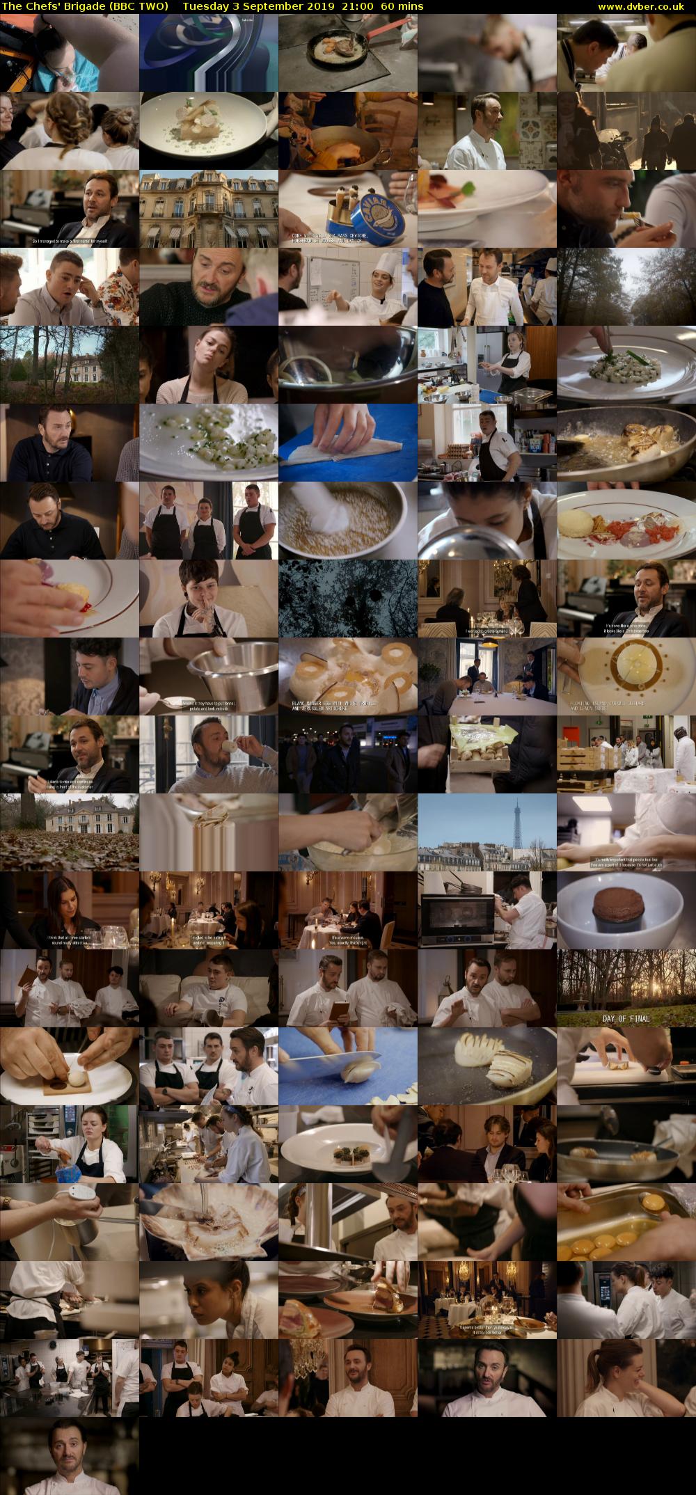 The Chefs' Brigade (BBC TWO) Tuesday 3 September 2019 21:00 - 22:00