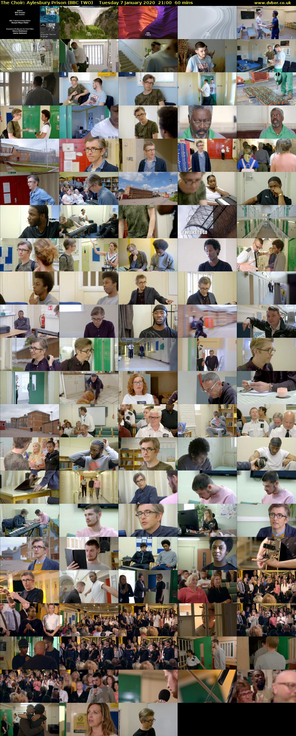 The Choir: Aylesbury Prison (BBC TWO) Tuesday 7 January 2020 21:00 - 22:00