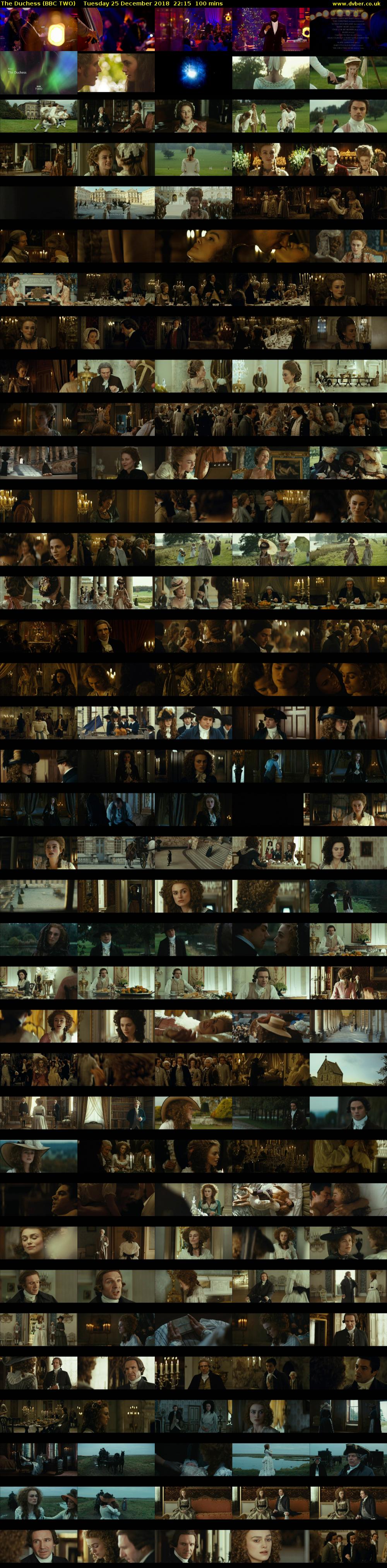 The Duchess (BBC TWO) Tuesday 25 December 2018 22:15 - 23:55