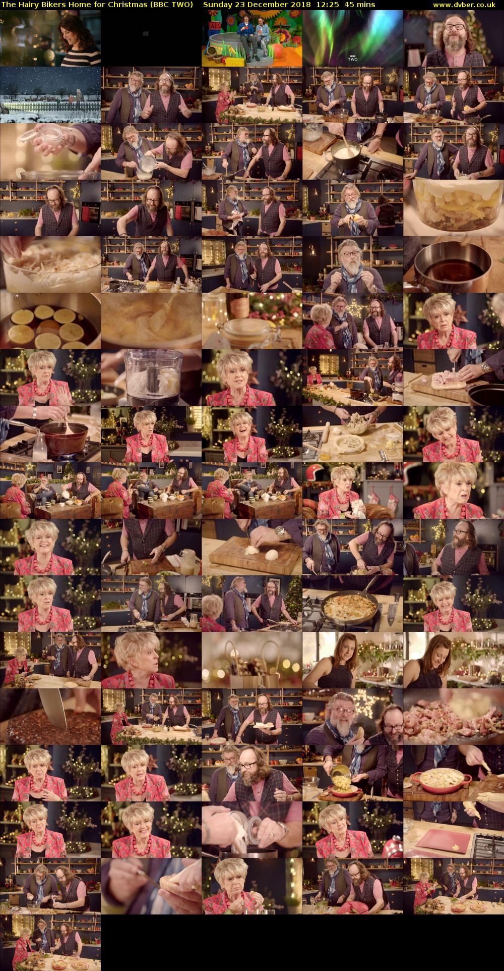 The Hairy Bikers Home for Christmas (BBC TWO) Sunday 23 December 2018 12:25 - 13:10