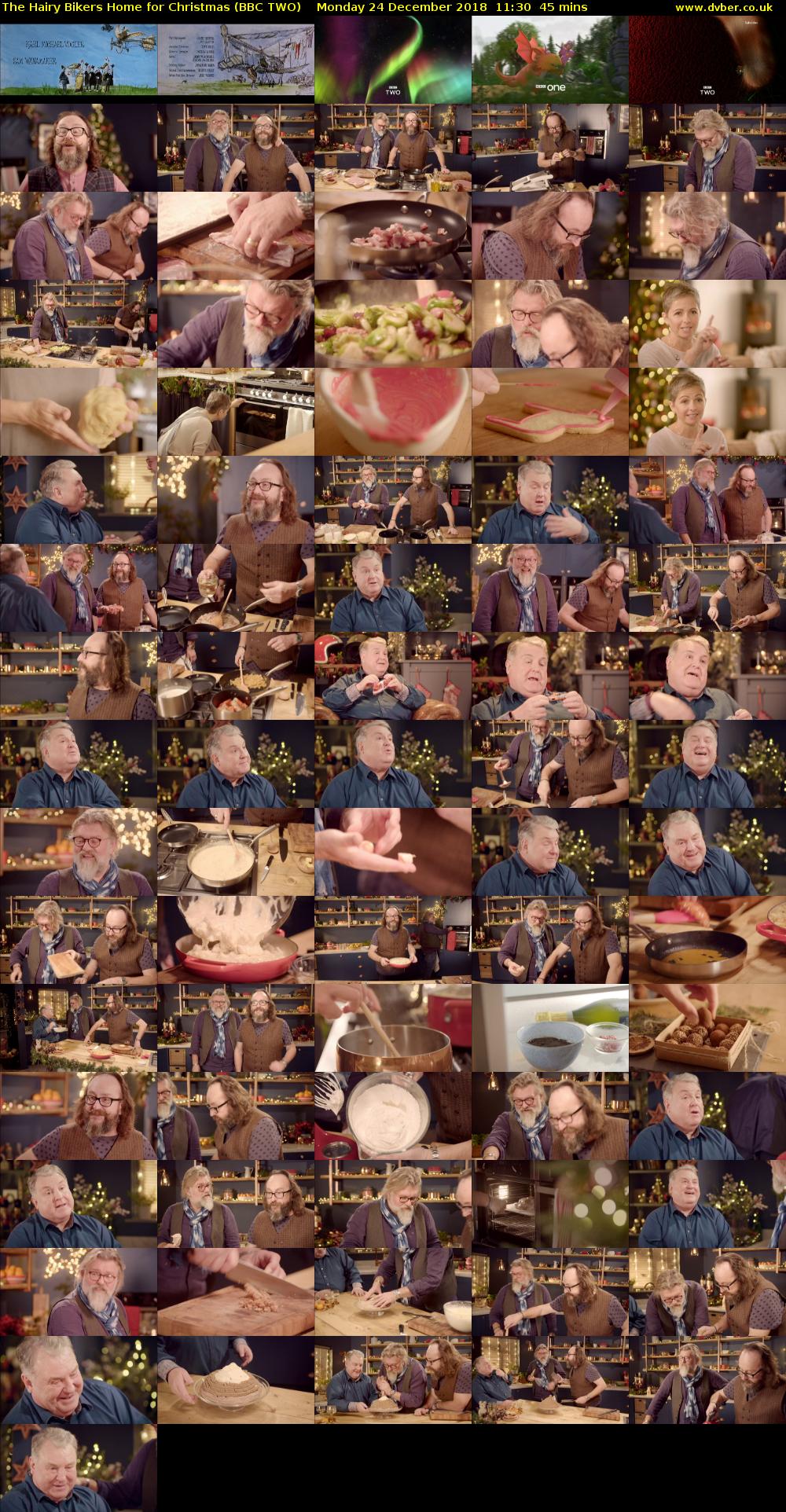 The Hairy Bikers Home for Christmas (BBC TWO) Monday 24 December 2018 11:30 - 12:15