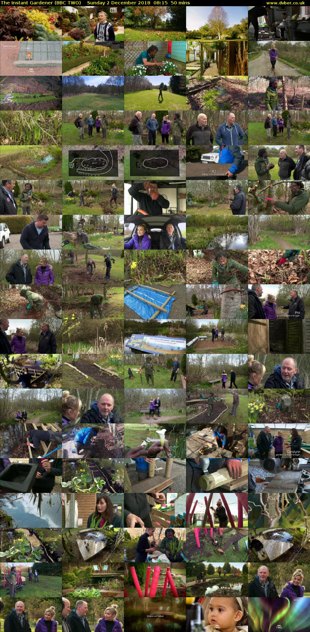 The Instant Gardener (BBC TWO) Sunday 2 December 2018 08:15 - 09:05