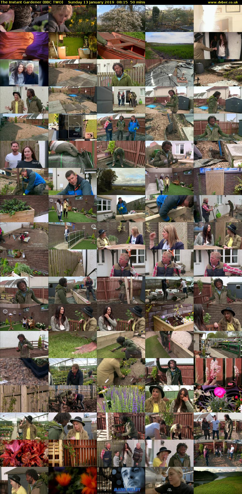 The Instant Gardener (BBC TWO) Sunday 13 January 2019 08:15 - 09:05