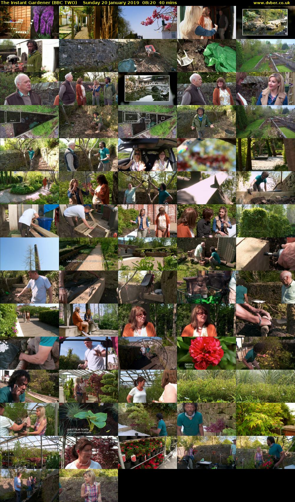 The Instant Gardener (BBC TWO) Sunday 20 January 2019 08:20 - 09:00