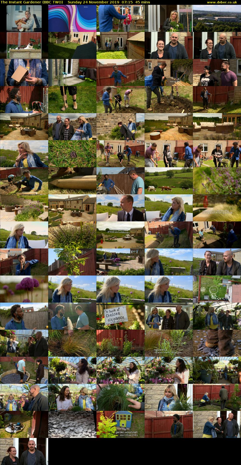 The Instant Gardener (BBC TWO) Sunday 24 November 2019 07:15 - 08:00