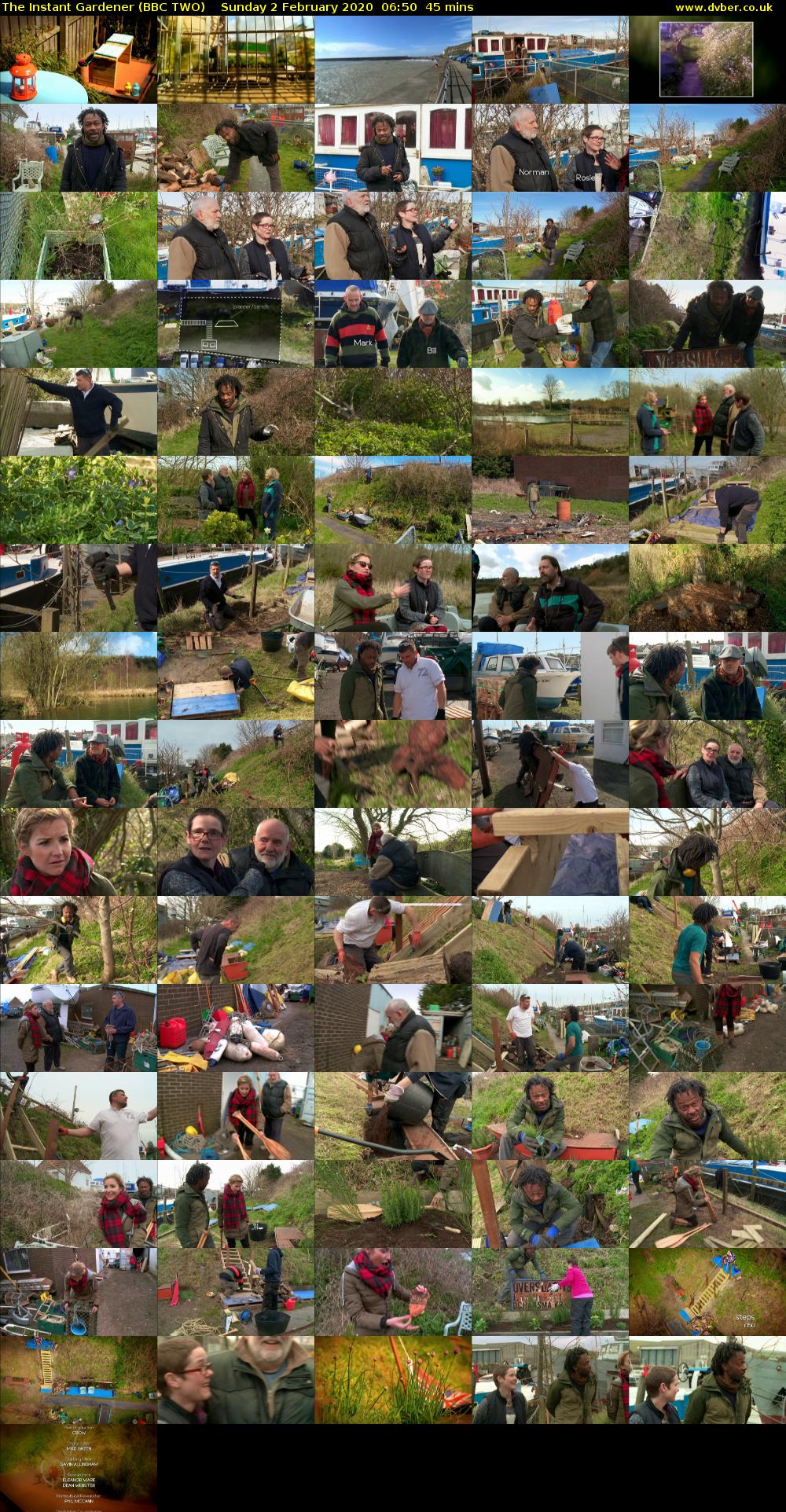 The Instant Gardener (BBC TWO) Sunday 2 February 2020 06:50 - 07:35