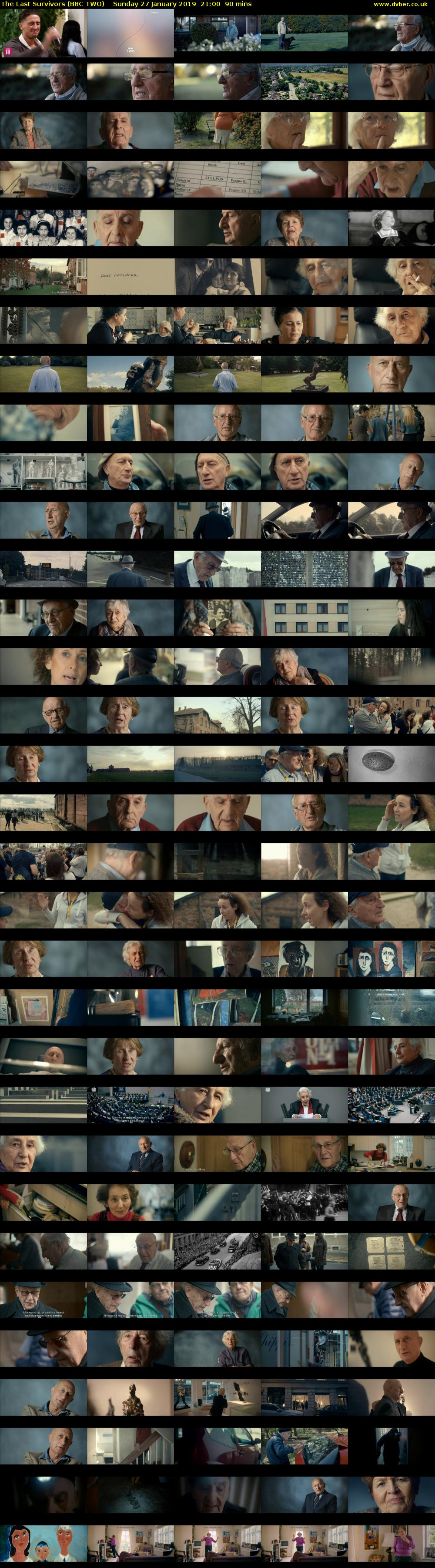 The Last Survivors (BBC TWO) Sunday 27 January 2019 21:00 - 22:30