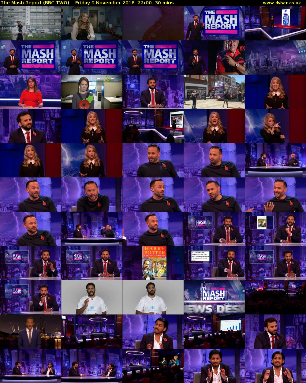 The Mash Report (BBC TWO) Friday 9 November 2018 22:00 - 22:30