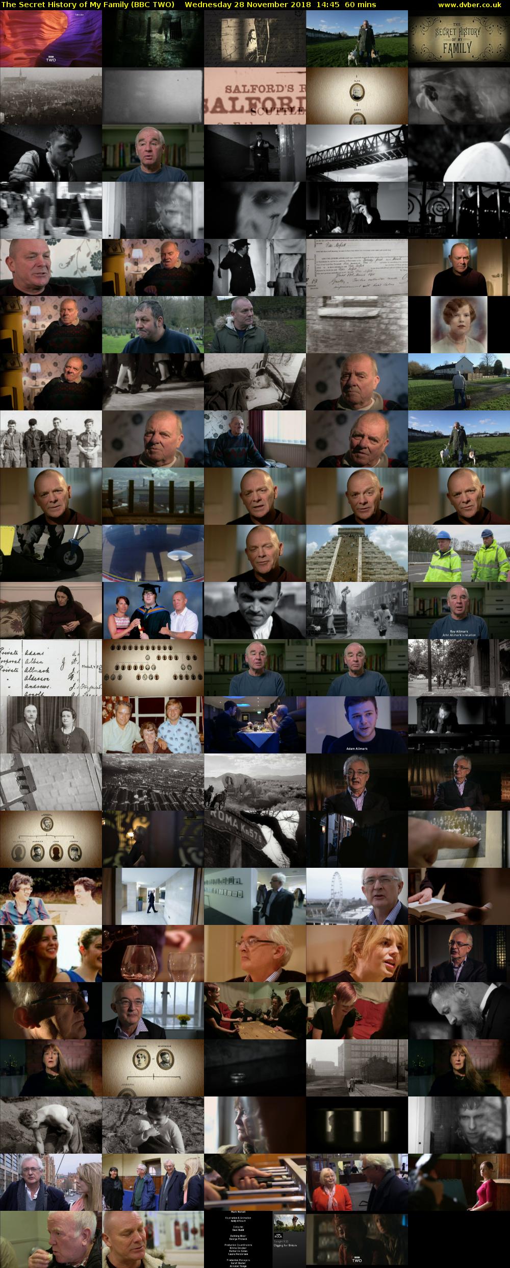 The Secret History of My Family (BBC TWO) Wednesday 28 November 2018 14:45 - 15:45