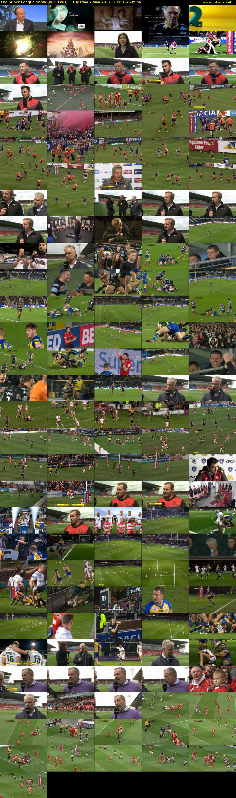 The Super League Show (BBC TWO) Tuesday 2 May 2017 13:00 - 13:45