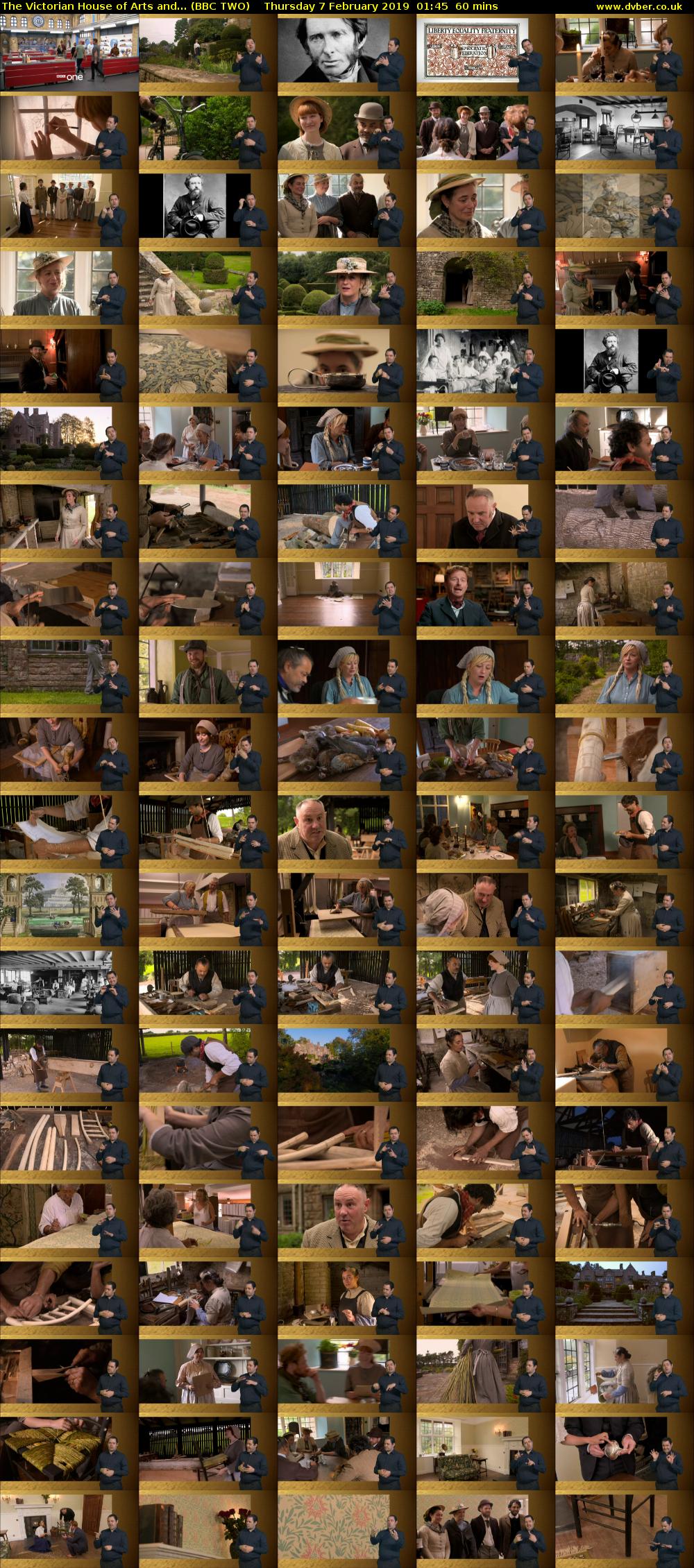 The Victorian House of Arts and... (BBC TWO) Thursday 7 February 2019 01:45 - 02:45