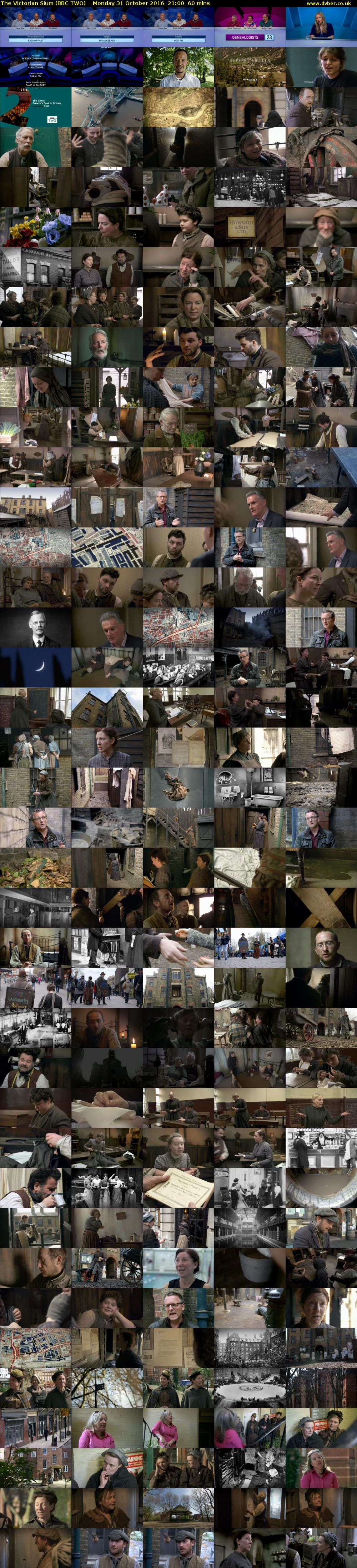 The Victorian Slum (BBC TWO) Monday 31 October 2016 21:00 - 22:00