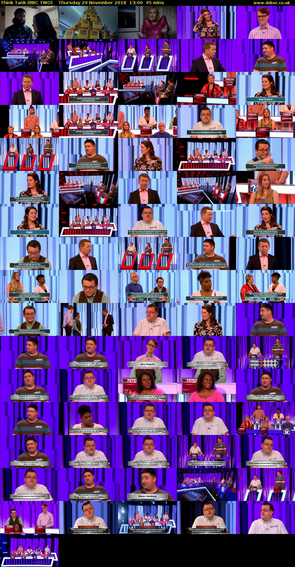 Think Tank (BBC TWO) Thursday 29 November 2018 13:00 - 13:45