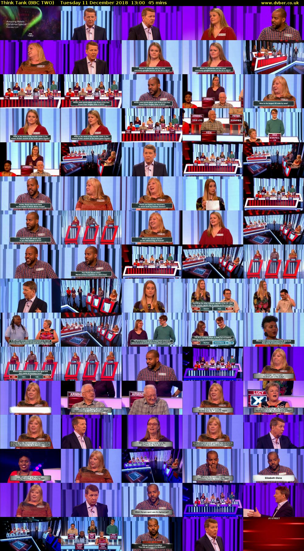 Think Tank (BBC TWO) Tuesday 11 December 2018 13:00 - 13:45