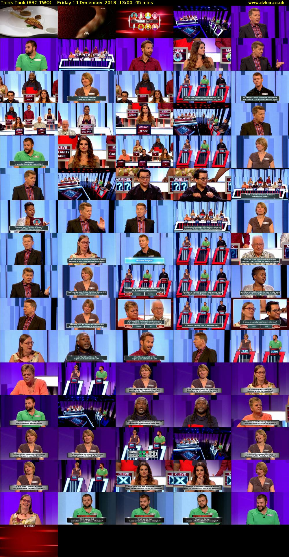 Think Tank (BBC TWO) Friday 14 December 2018 13:00 - 13:45