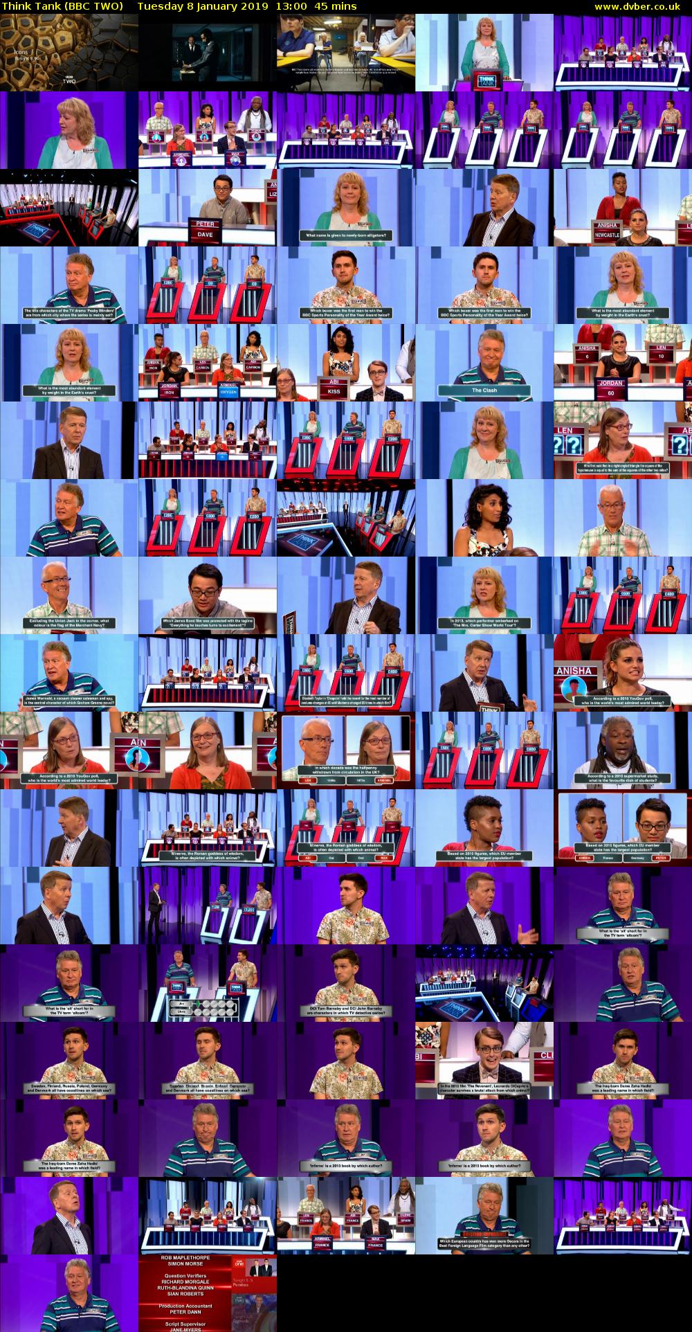 Think Tank (BBC TWO) Tuesday 8 January 2019 13:00 - 13:45