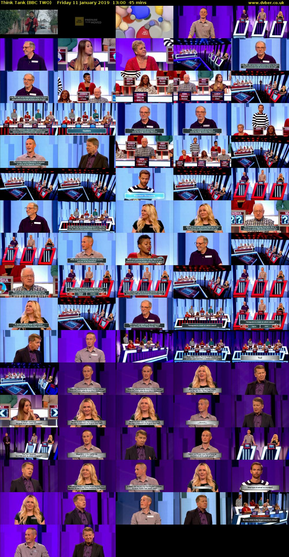 Think Tank (BBC TWO) Friday 11 January 2019 13:00 - 13:45