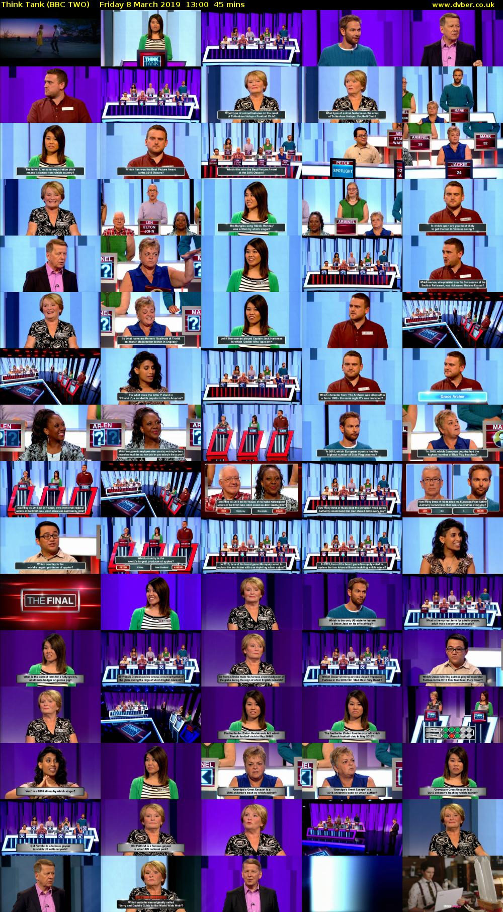 Think Tank (BBC TWO) Friday 8 March 2019 13:00 - 13:45